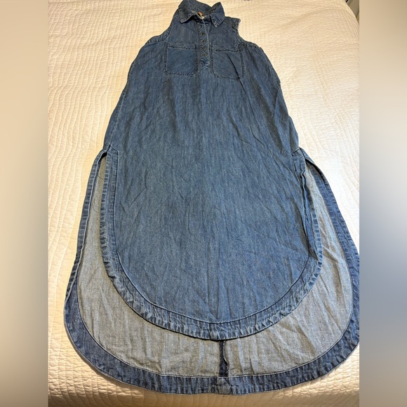 Free People Chambray Maxi Dress - Picture 4 of 7